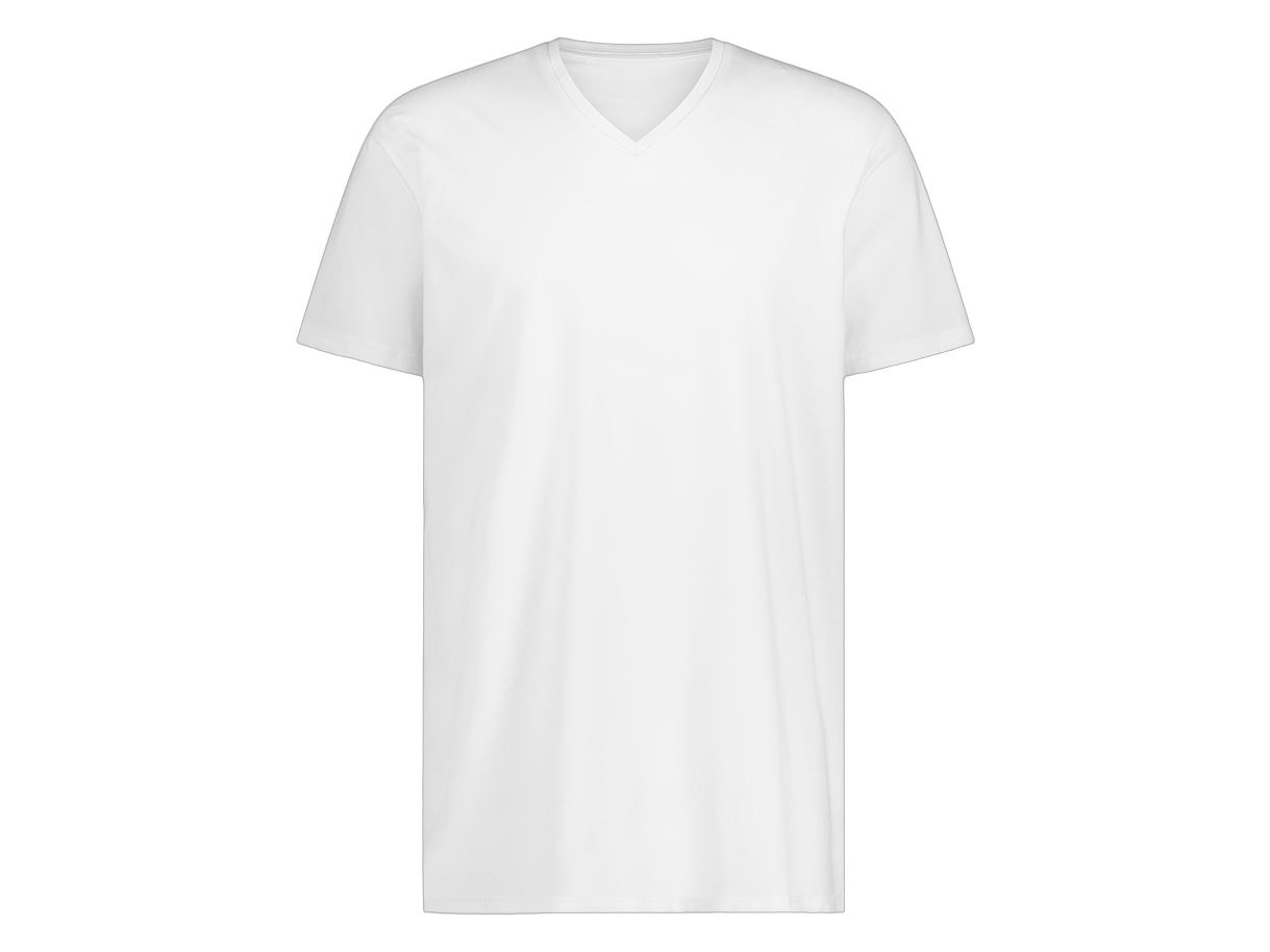 LebasQ Bambus T-Shirt 3er-Pack - schwarz - Größe M - V-Ausschnitt Männer