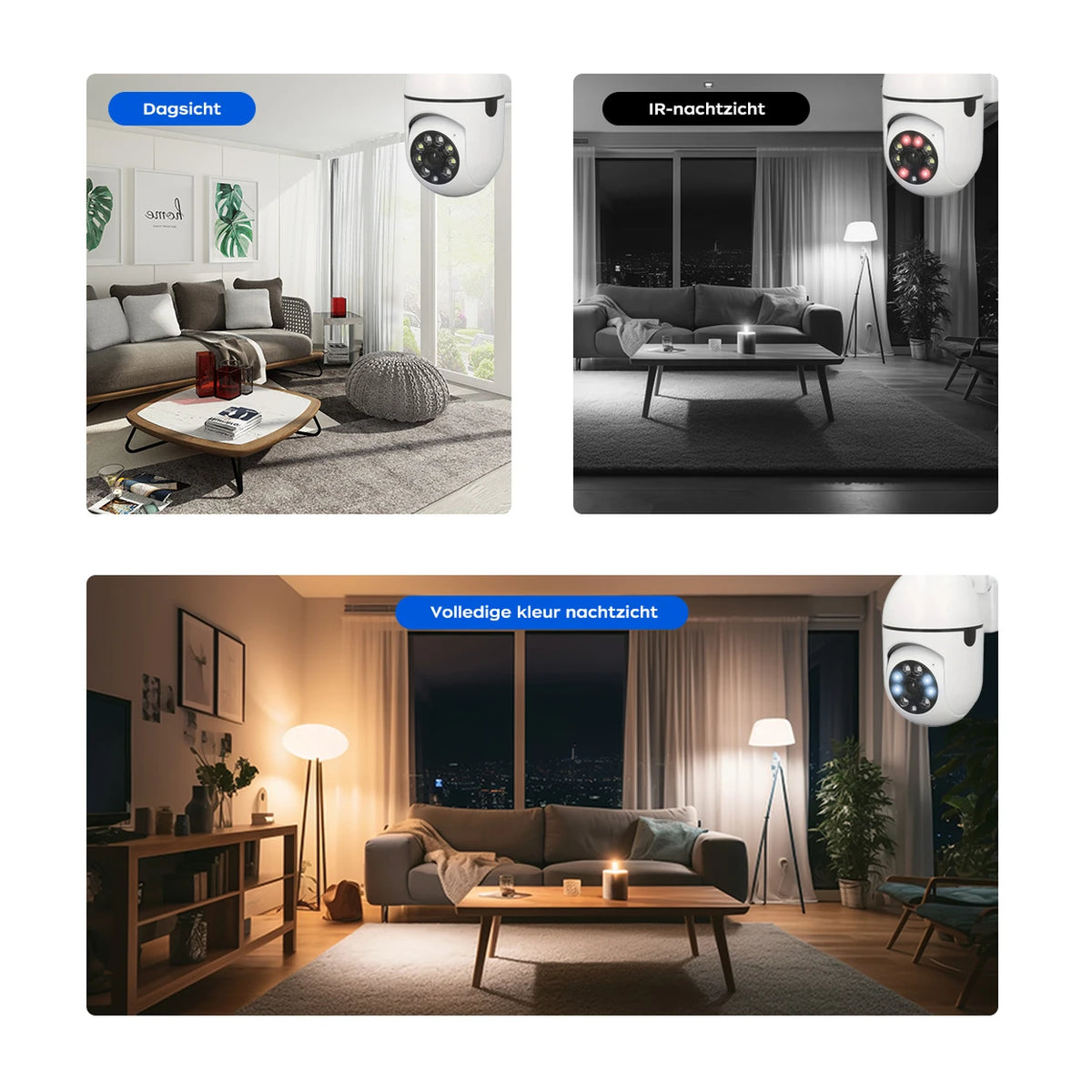 JOOAN A2R-U Außenkamera – 1080p – 2,4-GHz-WLAN – Weiß