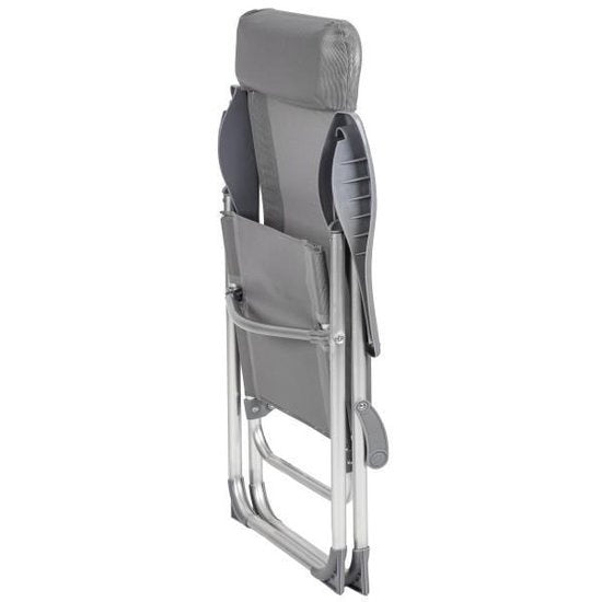 tectake - Campingstühle - Campingstuhl - Gartenstuhl Terrassenstuhl - klappbar - 4er Set - grau - 402181