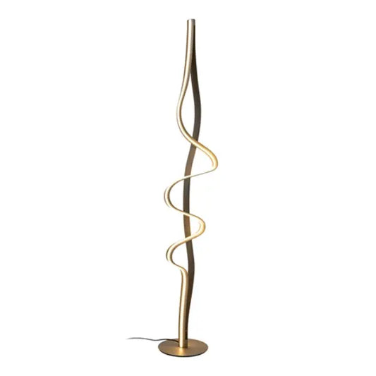 Lucide Lambada Stehlampe – LED – dimmbar – 20 x 33 x 163 cm – Mattgold/Messing
