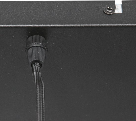 Steinhauer Pendelleuchte - Bollique LED - Designleuchte - E27  - Glas Metall - Schwarz