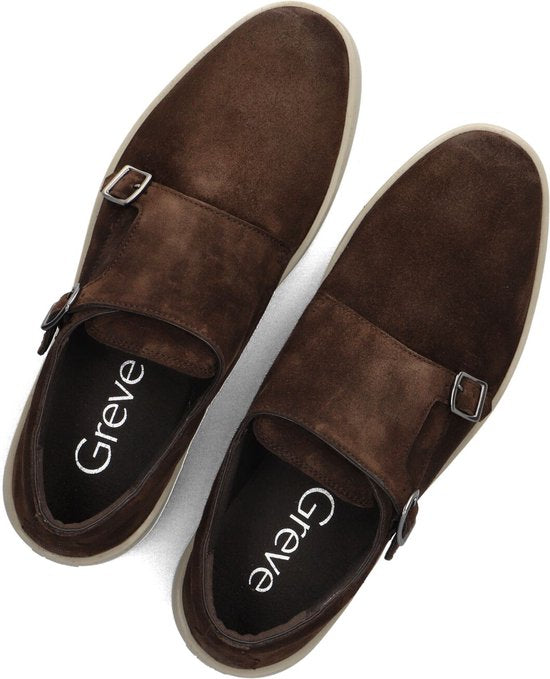 Greve Wave Sneakers - Wildleder - Männer - Braun - Größe 45
