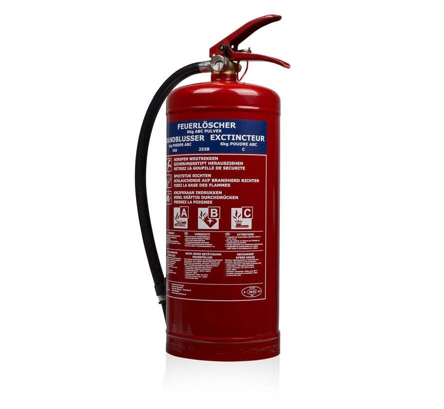 Smartwares Feuerlöscher Pulver-6kg