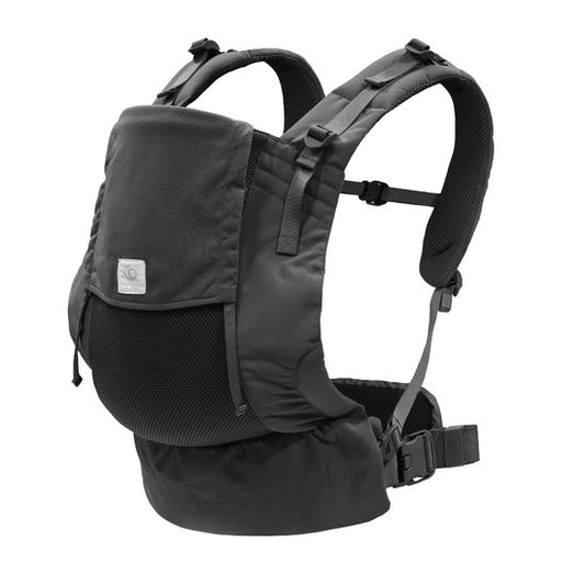 Stokke Limas Mesh, Anthrazit – Atmungsaktive Babytrage aus hochwertigen Stoffen – Sicher für Babys ab 1 Monat/4–15 kg – Inklusive abnehmbarer Tasche für Utensilien