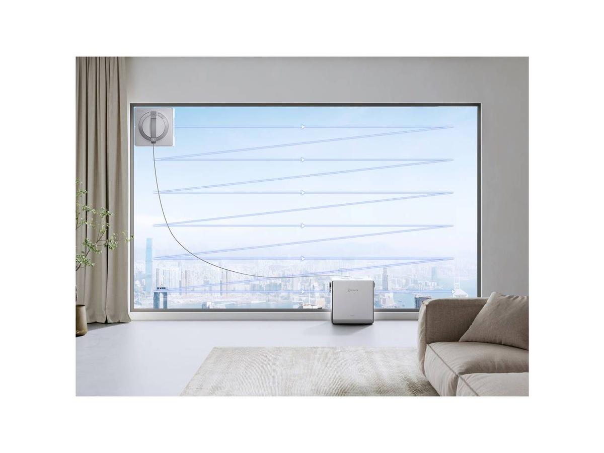 Ecovacs Winbot W2 Pro Omni Fensterreinigungsroboter – Fortschrittliche Navigation – Selbstreinigend – Weiß