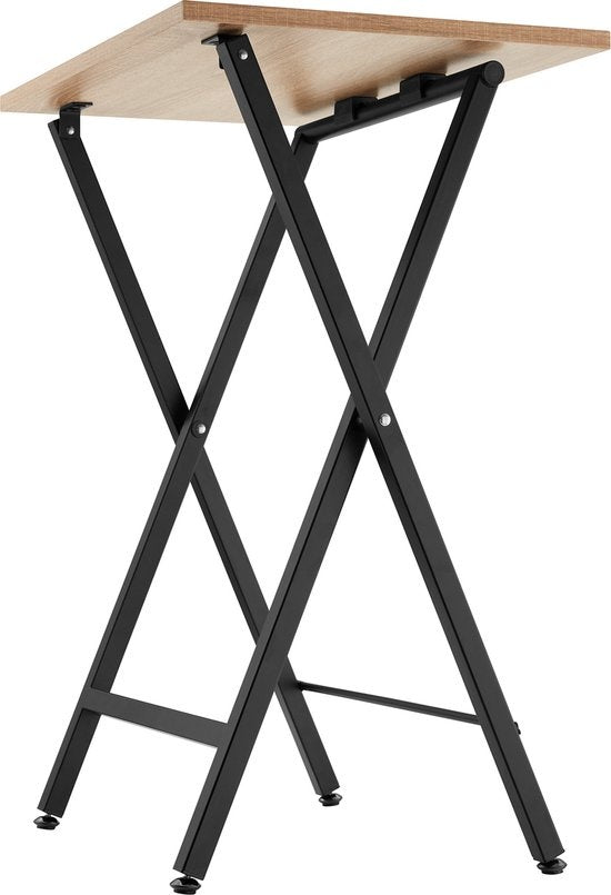 tectake - 2er-Set Beistelltische Phoenix klappbar - hellbraun - 404778