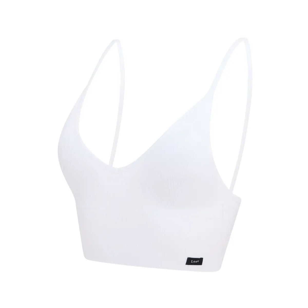 Lee ärmelloses Longline-Croptop „Flora“ – weiß – Größe S