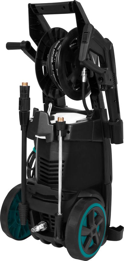 VONROC - Hochdruckreiniger - V25-2 - 2500W - 195 bar - 468 l/h - inkl. 8m Schlauch - Schwarz/Blau