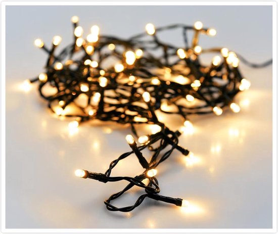 Weihnachtsbeleuchtung, 40 LEDs, 3 m – extra warmweiß – Timer – Lichtfunktionen – Speicher – für den Außen- und Innenbereich
