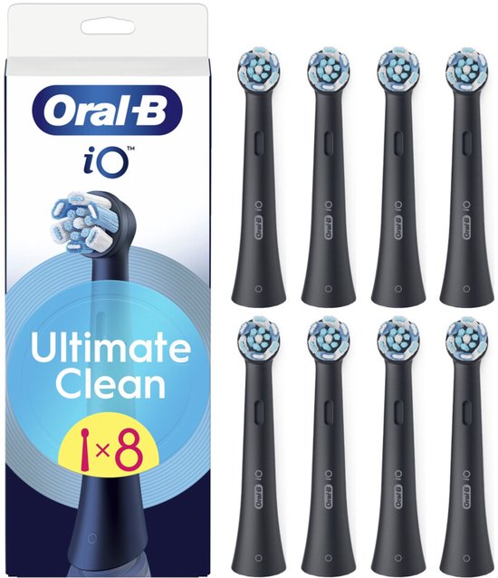 Oral-B Bürstenköpfe iO Ultimate Clean Schwarz - 8 Stück