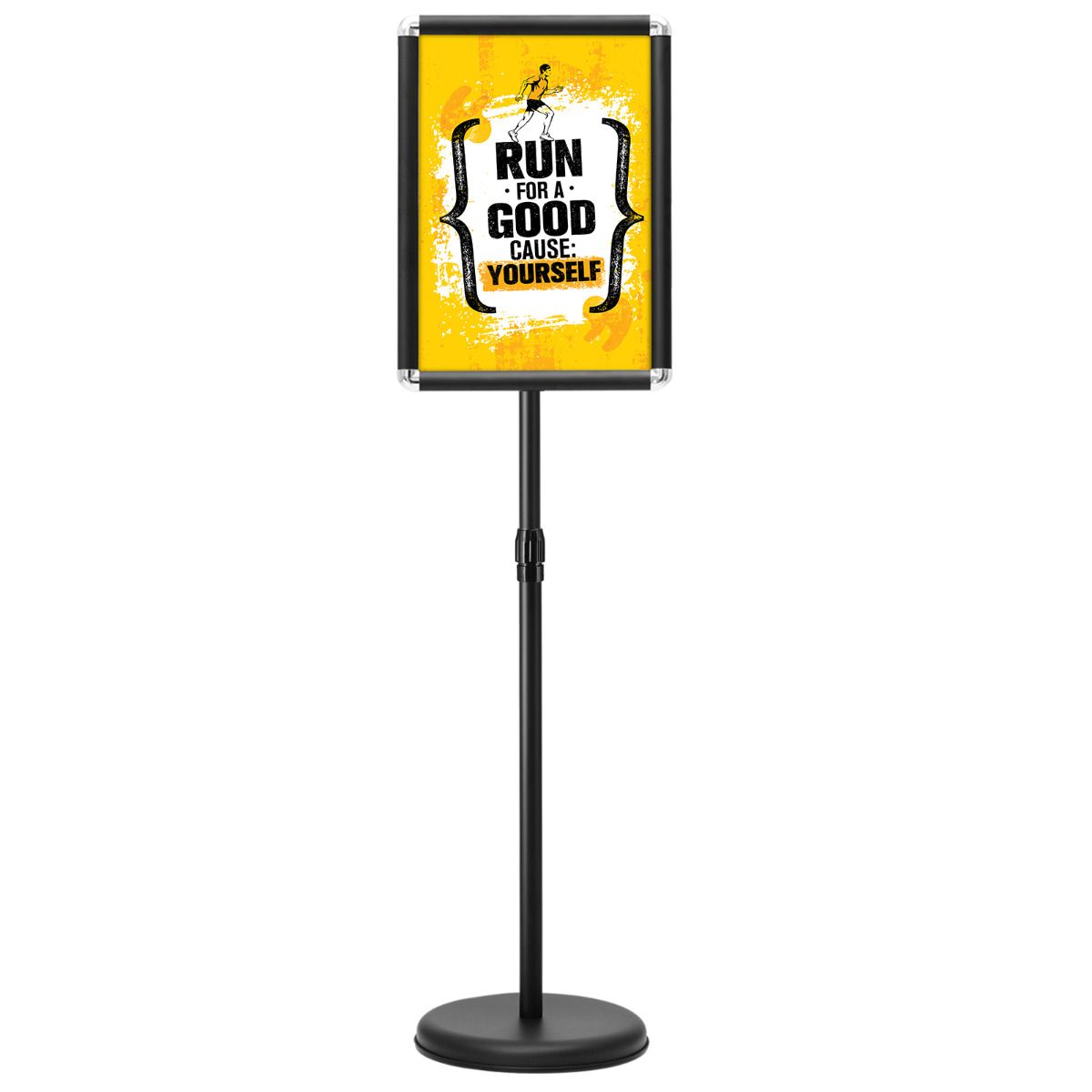 Coast Display stehend - Drehbar - 33 x 45 x 134 cm - Schwarz