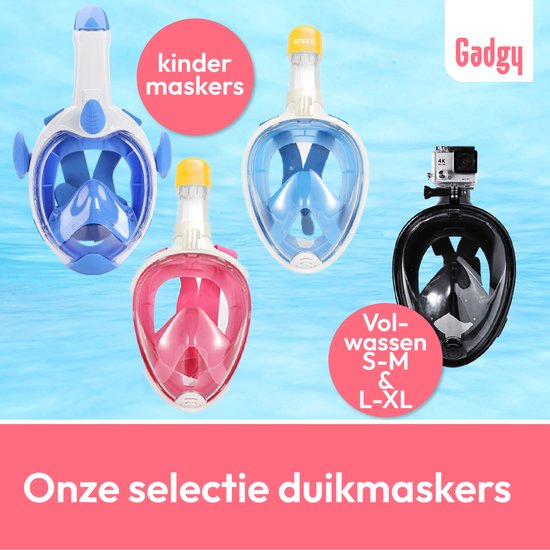 Gadgy Schnorchelmaske für Kinder - Schnorchelset Einhorn - Vollgesichtstauchmaske Kind - Taucherbrille mit Schnorchel - Schnorcheln und Tauchen im Jahr 2024