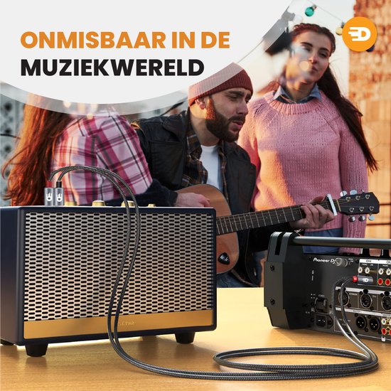Drivv. Premium Tulip Stereo Audio Kabel - 2RCA auf 2RCA - Tulip Kabel - 5m