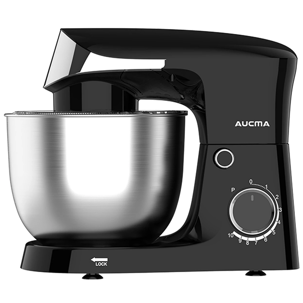 Aucma Standmixer 5 l – 35,4 × 22,5 × 29,6 cm – Schwarz – 10 Geschwindigkeitsstufen – 400 W Kupfermotor