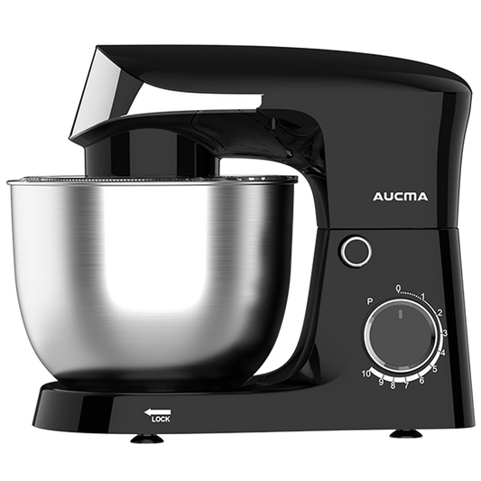 Aucma Standmixer 5 l – 35,4 × 22,5 × 29,6 cm – Schwarz – 10 Geschwindigkeitsstufen – 400 W Kupfermotor