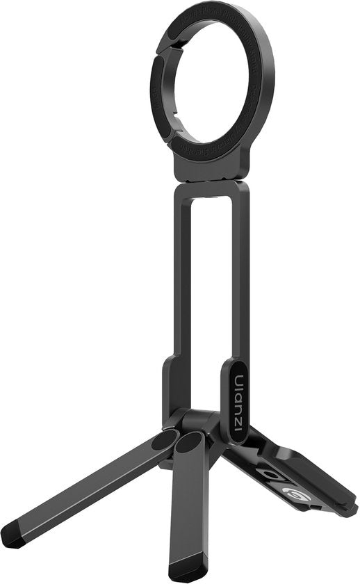 Ulanzi MA38 MagLock Handy-Fotostativ – MagSafe-Griff und Stativ – mit 2 Blitzschuhhalterungen – Aluminium