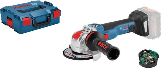 Bosch Professional GWX 18V-10 SC Akku-Winkelschleifer 125 mm X-LOCK 18V Basic Body in L-Boxx – 06017B0400