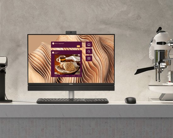 DELL Pro QC24251 – All-in-One-PC – 24 Zoll – Core i5 – 16 GB RAM – 512 GB SSD – Windows 11 Pro – Webcam, Lautsprecher und Mikrofon