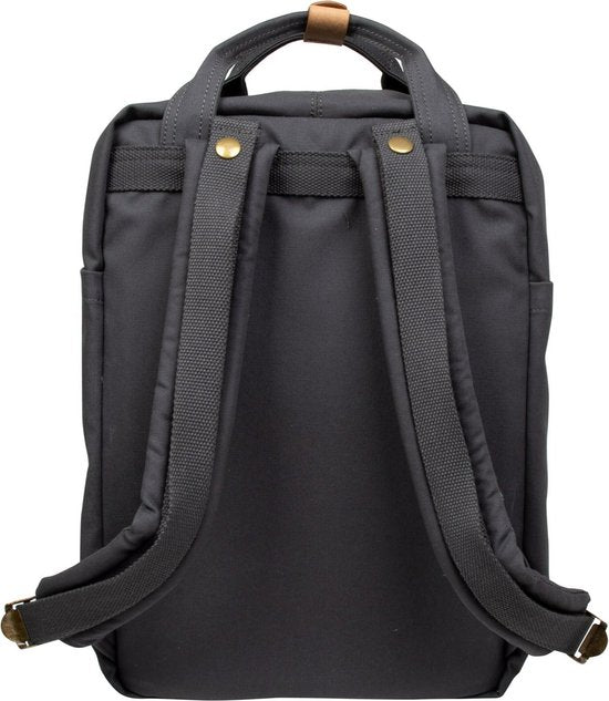 Doughnut Laptop-Rucksack / Rucksack / Schultasche - 14 Zoll - Macaroon PFC frei - Anthrazit