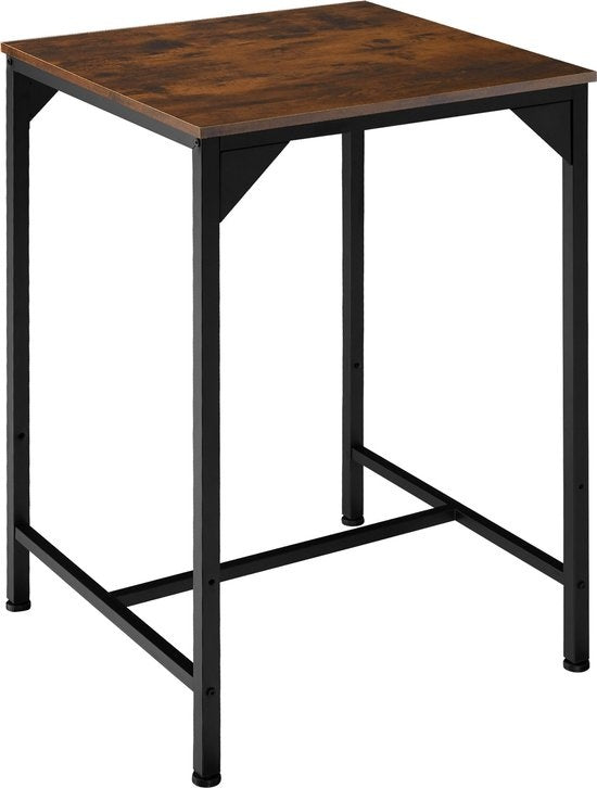 tectake - Stehtisch-Set Inverness industrial dunkelbraun - 404362