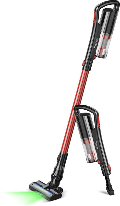 TurboTronic LZ6 Stabstaubsauger mit Laser - Rot