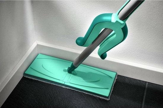 Leifheit Picobello M Mopptuch Allrounder Micro Duo - 33 cm Wischbreite - türkis - weiß