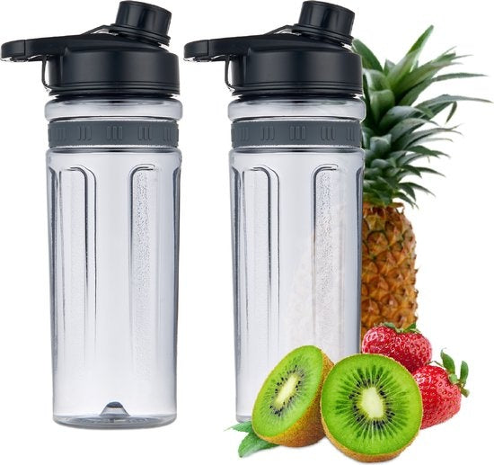 MOA Blender To Go MBC10 Extra Tassen - Tassen To Go - 2 Tritan-Tassen mit je 600ml - MBC10