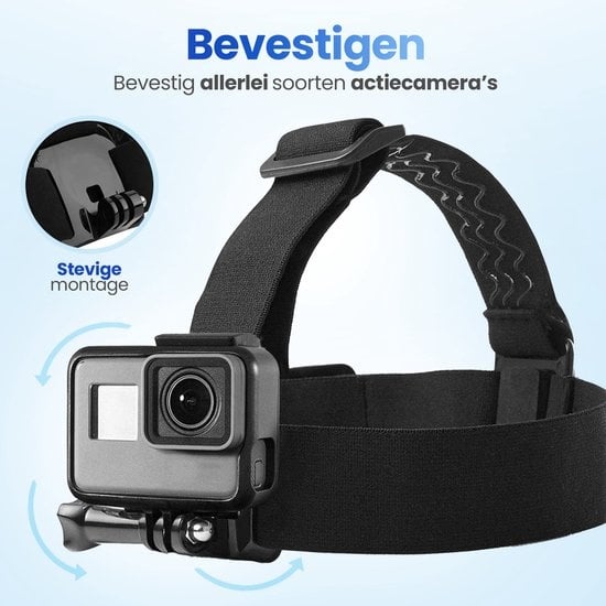 GarpexÂ® Adjustable Head Strap - Universalhalterung für verschiedene Action-Kameras
