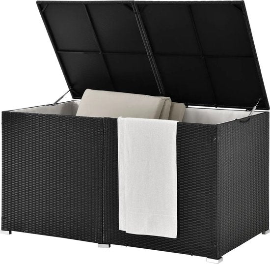 Polyrotan Lagerwald Ikaria 950 ltr Schwarz