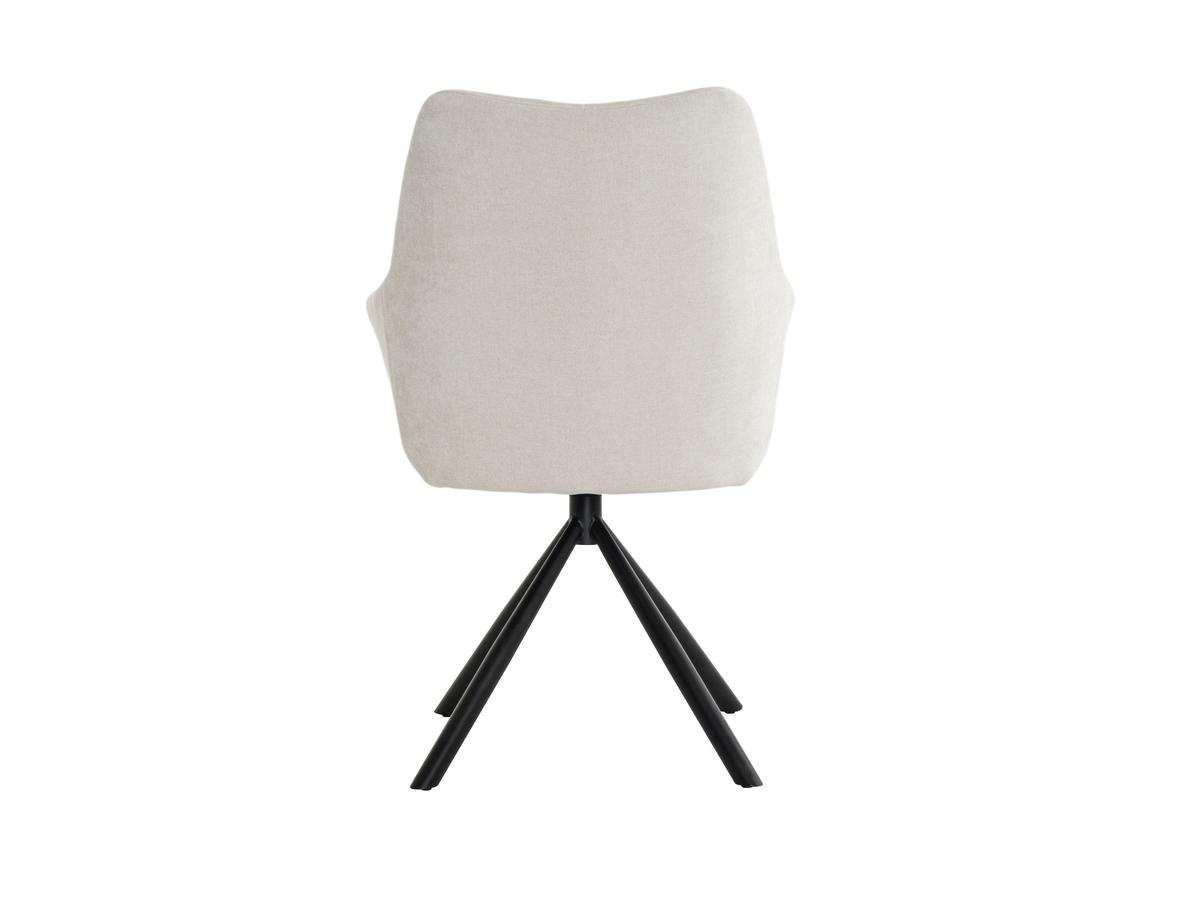 Criks Design Drehbarer Esszimmerstuhl Oliver – Dunkelbeige – 2er-Set
