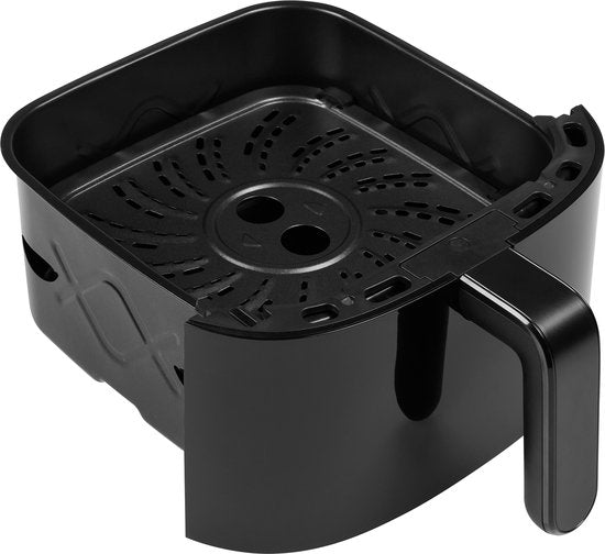 Princess Digitale Heißluftfritteuse 182238 - Mit höhenverstellbarem Grillrost - Groß 4 Liter - Schwarz - Digitaler Touchscreen - 8 Automatikprogramme