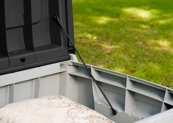 Keter Novel Aufbewahrungsbox - 340L - 124x55x62.5cm - Grau