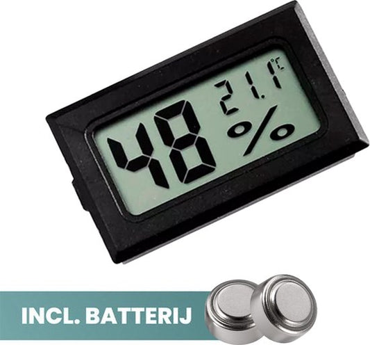 Ease Electronicz Hygrometer - Wetterstation - Luftfeuchtigkeitsmesser - Raumthermometer - Inklusive Batterien
