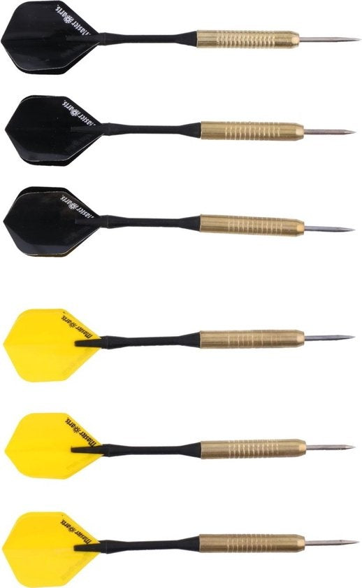 Masterdarts Dartscheibe 45cm x 2 cm mit 2 Pfeil-Sets