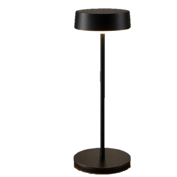 Arlgsite Solar-Tischlampe – kabellos – über USB-C aufladbar – dimmbar – 3 Lichtmodi