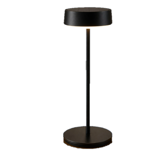 Arlgsite Solar-Tischlampe – kabellos – über USB-C aufladbar – dimmbar – 3 Lichtmodi