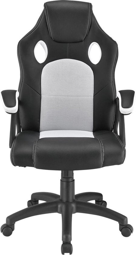 Racing Schreibtischstuhl/Spielesessel Montreal - Weiß