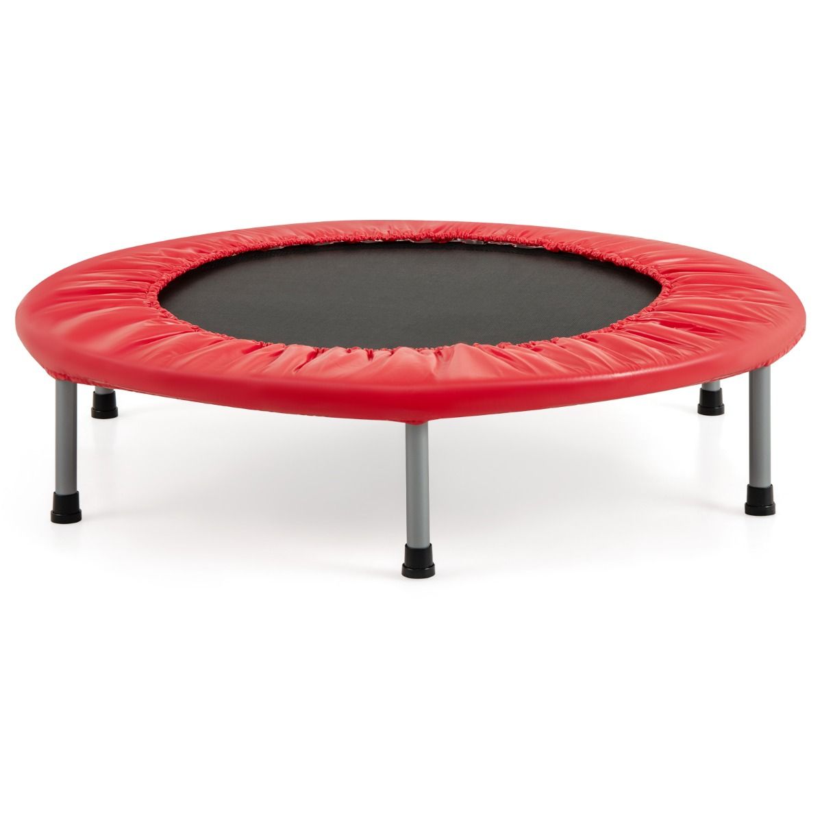 Coast Mini-Trampolin – zusammenklappbar – Kindertrampolin bis 150 kg – rot, Ø 97 cm