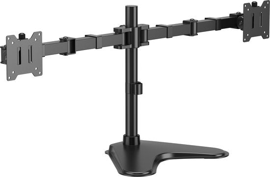 VDD – Monitorarm – 2 Bildschirme – für hohe Beanspruchung – mit Standfuß