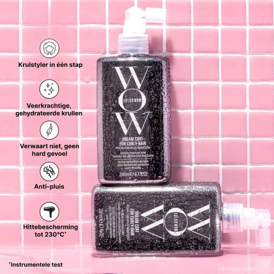 Color Wow Dream Coat für lockiges Haar – Frizzfrei und definierte Locken – 200 ml