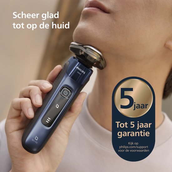Philips Shaver i9000 Elektrorasierer für Männer - mit Quick Clean Pod - Blau - X9003/30