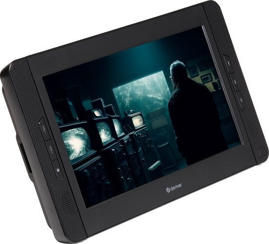 Denver Tragbarer DVD-Player für das Auto - 10 Zoll - 2 Bildschirme - inkl. Kopfstützenhalterung - mit USB