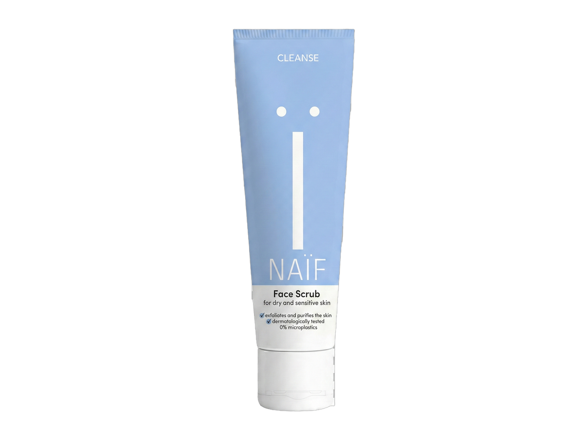 Naïf Rundes Gesichtspeeling – 50 ml – vegan und ohne Mikroplastik