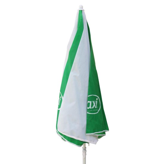 AXI-Sonnenschirm in Grün/Weiß – Kindersonnenschirm (125 cm) für Kinder  – Passend zu AXI-Picknicktischen, Wassertischen und Sandkästen