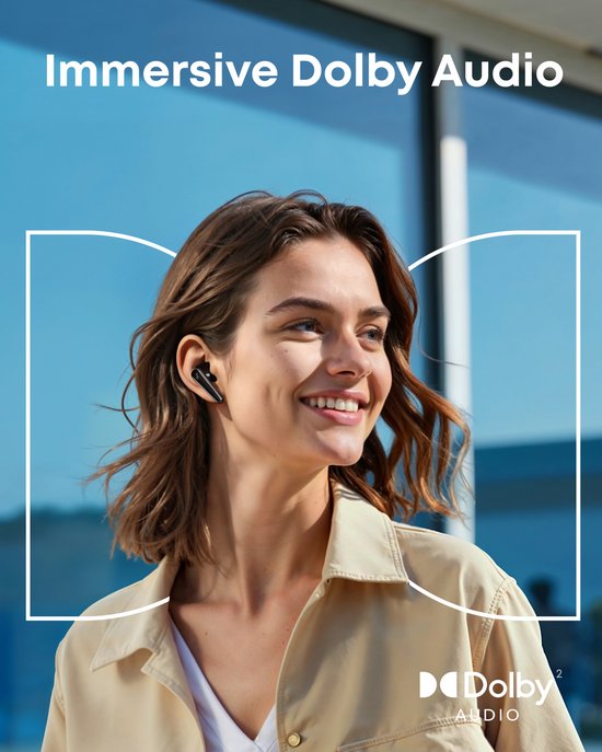 soundcore Liberty 5 von Anker – Kabellose Ohrhörer mit Geräuschunterdrückung – 2-mal stärkere Sprachunterdrückung – Adaptive Geräuschunterdrückung in Echtzeit – Schnellladefunktion – Dolby Audio – Klare Gespräche dank 6 Mikrofonen und KI – Lange Akkulaufz
