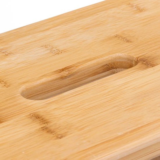 5Five Trittleiter / Hocker / Trittstufe aus Bambus – 3 Stufen