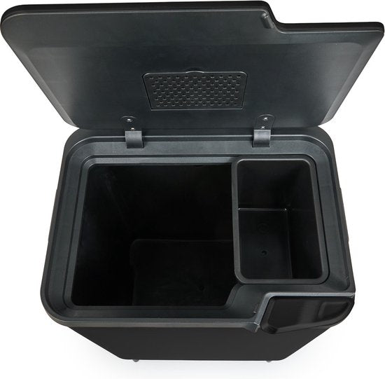 Umuzi Cleaning Push bin Mülleimer - 36 Liter - Mattschwarz - 48 x 38 x 54,5 cm
