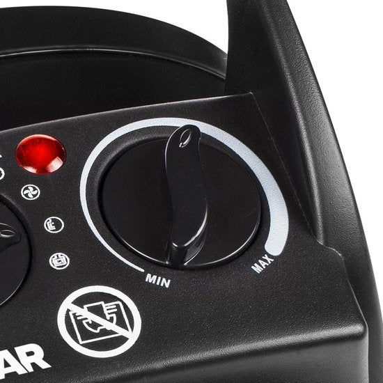 Tristar KA-5060 Industrieheizgerät – 1000 W – 2000 W – 3 Stufen – Einstellbarer Thermostat – Überhitzungsschutz – Schwarz