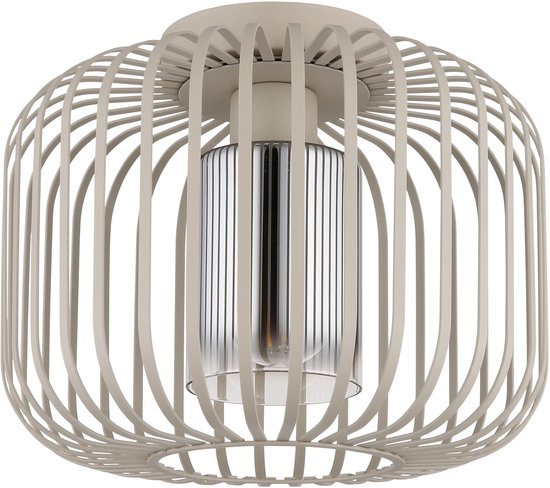 Deckenleuchte – beige – ALFRED – Metall – Ø 28 cm – E27 – 15758D – Globo