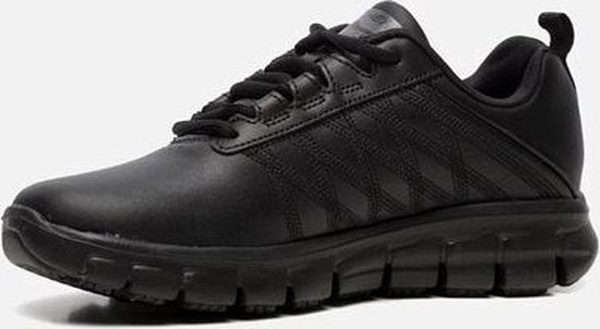 Skechers Work Relaxed Fit Sneaker, schwarz, Leder – Damen